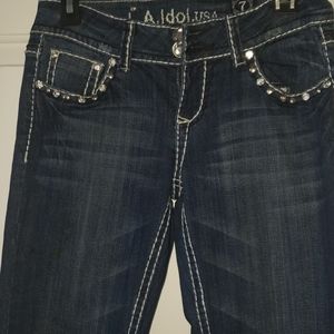 L.A. Idol Rhinestone Jeans